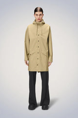 Rains Long Jacket Beige