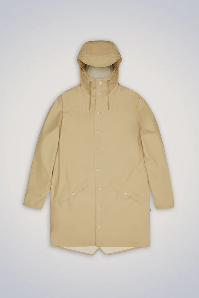 Rains Long Jacket Beige