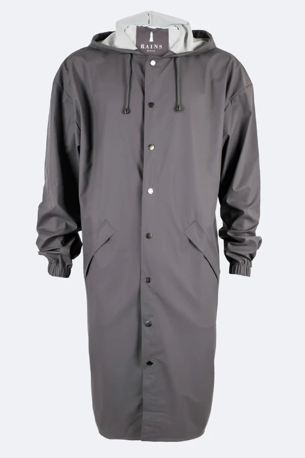 Rains Loose Fit Jacket Smoke