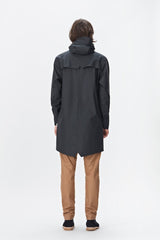 Rains Long Jacket Black