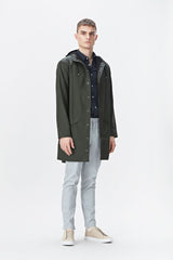 Rains Long Jacket Green