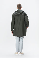 Rains Long Jacket Green