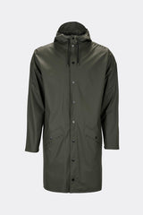 Rains Long Jacket Green