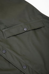 Rains Long Jacket Green