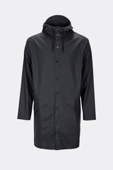 Rains Long Jacket Black