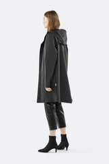 Rains Long Jacket Black