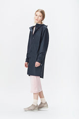 Rains Long Jacket Blue