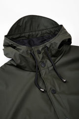 Rains Long Jacket Green