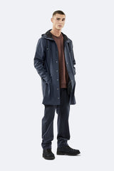 Rains Long Jacket Blue