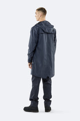 Rains Long Jacket Blue