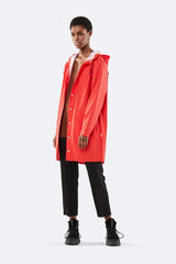 Rains Long Jacket Red