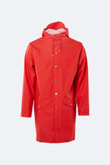 Rains Long Jacket Red