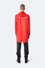 Rains Long Jacket Red